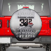 Tuskegee Airmen Pride Spare Tire Cover 332nd Fighter Group Red Tails - Wonder Print Shop