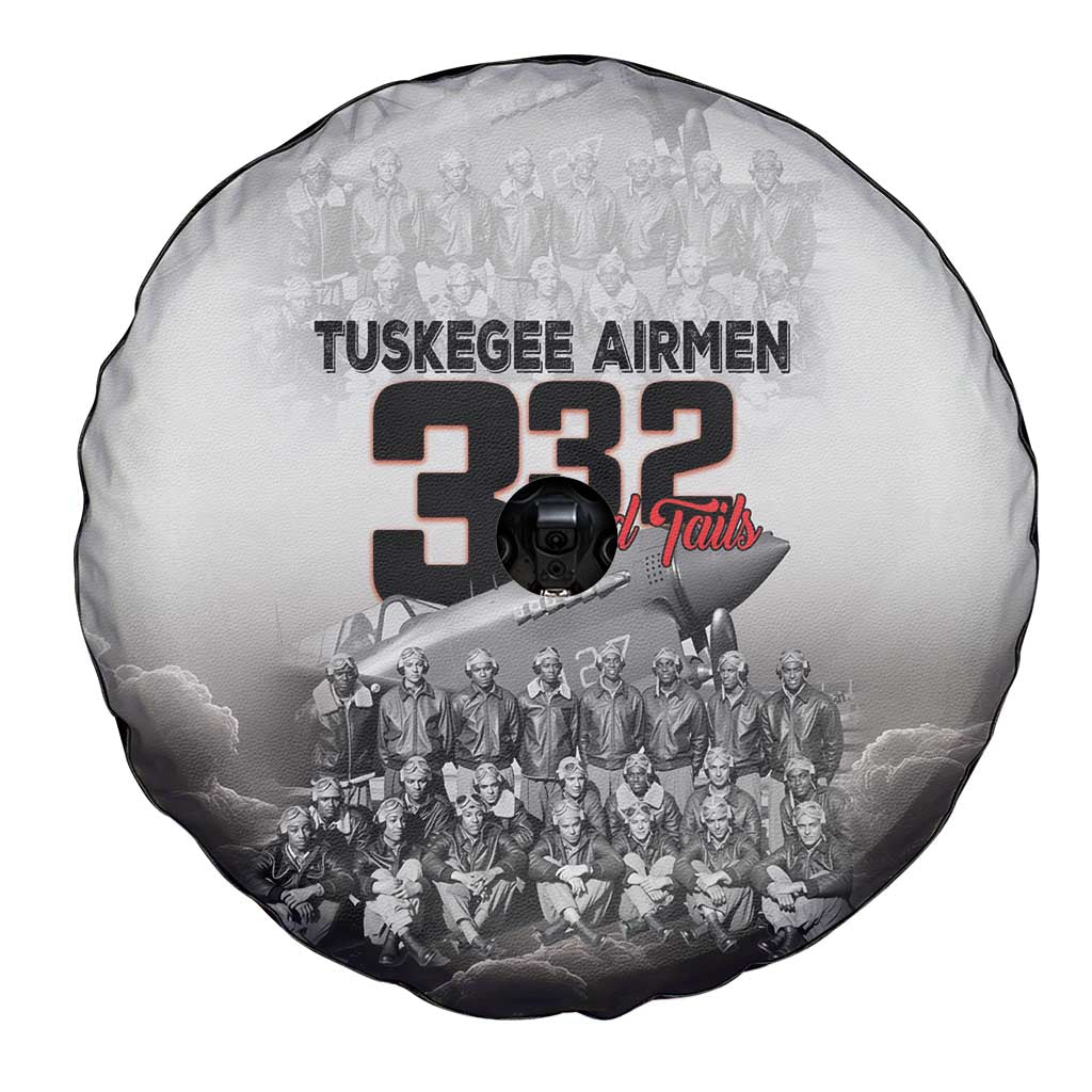 Tuskegee Airmen Pride Spare Tire Cover 332nd Fighter Group Red Tails - Wonder Print Shop