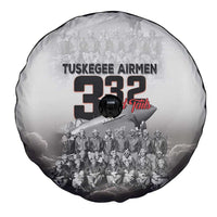 Tuskegee Airmen Pride Spare Tire Cover 332nd Fighter Group Red Tails - Wonder Print Shop