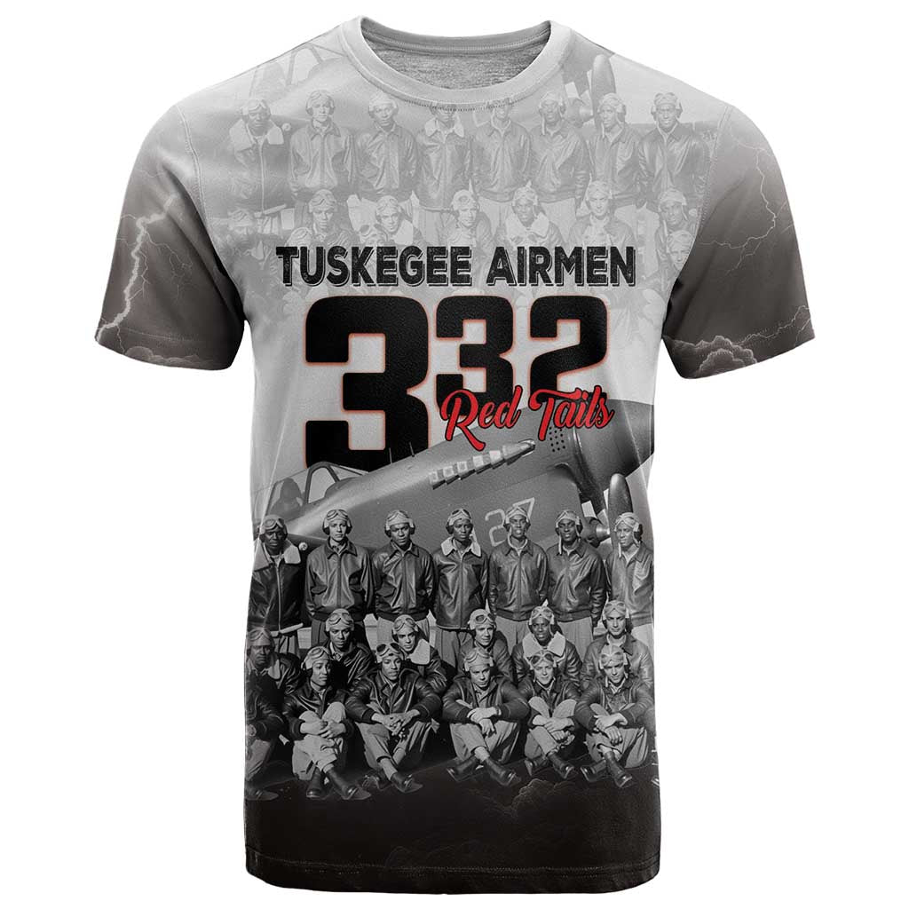 Tuskegee Airmen Pride T Shirt 332nd Fighter Group Red Tails - Wonder Print Shop