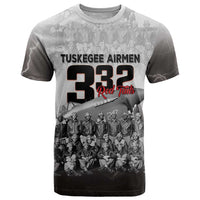 Tuskegee Airmen Pride T Shirt 332nd Fighter Group Red Tails - Wonder Print Shop