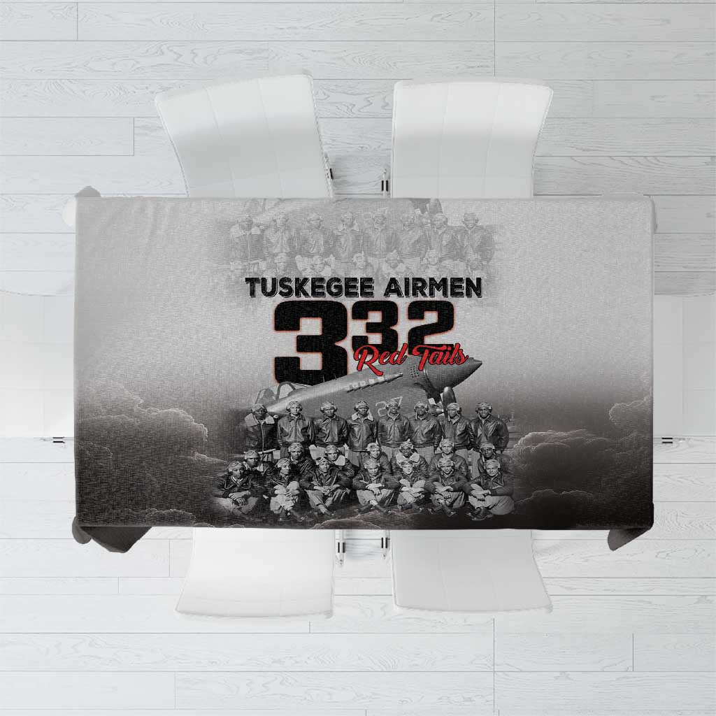 Tuskegee Airmen Pride Tablecloth 332nd Fighter Group Red Tails - Wonder Print Shop