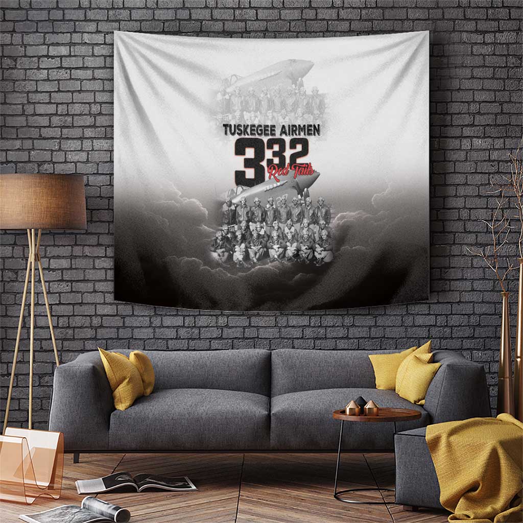 Tuskegee Airmen Pride Tapestry 332nd Fighter Group Red Tails - Wonder Print Shop