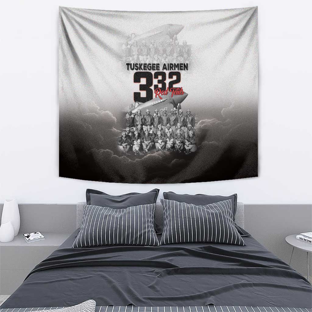 Tuskegee Airmen Pride Tapestry 332nd Fighter Group Red Tails - Wonder Print Shop