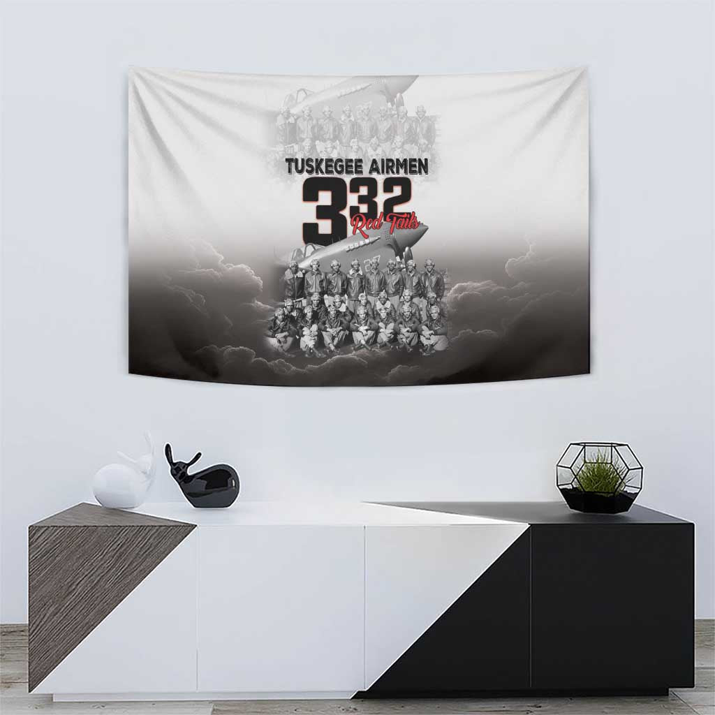Tuskegee Airmen Pride Tapestry 332nd Fighter Group Red Tails - Wonder Print Shop