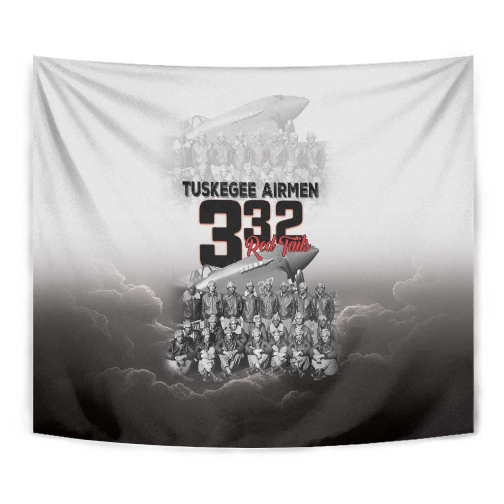 Tuskegee Airmen Pride Tapestry 332nd Fighter Group Red Tails - Wonder Print Shop