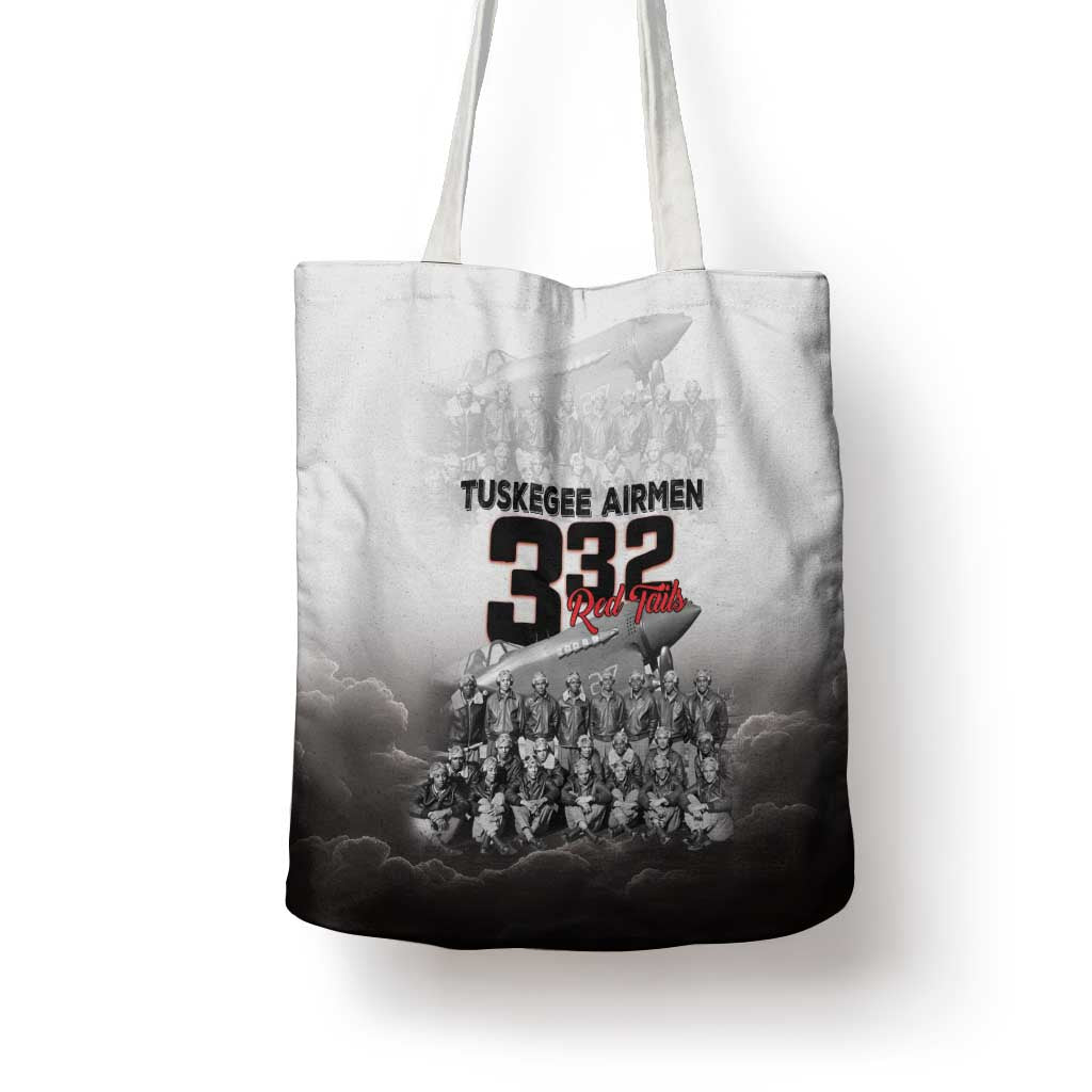 Tuskegee Airmen Pride Tote Bag 332nd Fighter Group Red Tails - Wonder Print Shop