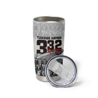 Tuskegee Airmen Pride Tumbler Cup 332nd Fighter Group Red Tails - Wonder Print Shop