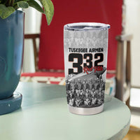 Tuskegee Airmen Pride Tumbler Cup 332nd Fighter Group Red Tails - Wonder Print Shop