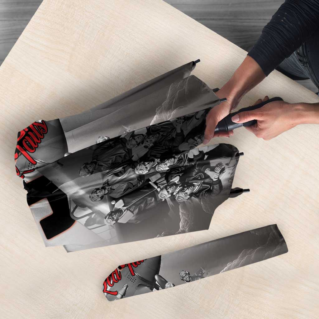 Tuskegee Airmen Pride Umbrella 332nd Fighter Group Red Tails - Wonder Print Shop