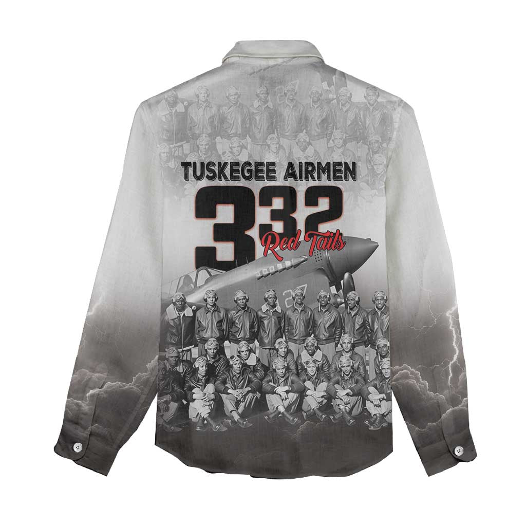 Tuskegee Airmen Pride Women Casual Shirt 332nd Fighter Group Red Tails - Wonder Print Shop