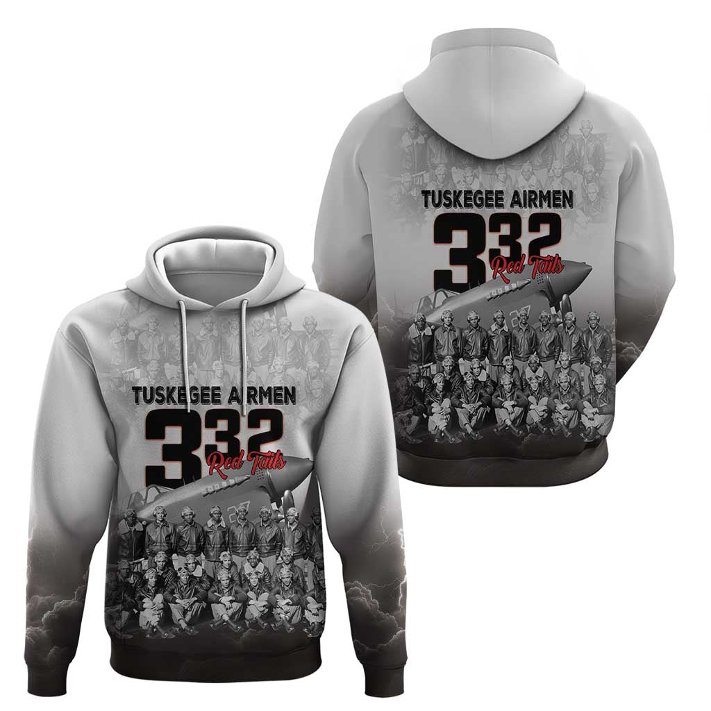 Tuskegee Airmen Pride Zip Hoodie 332nd Fighter Group Red Tails - Wonder Print Shop