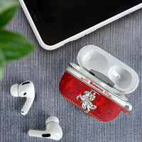 Belarus Pahonia Christmas AirPods Case Belarusian Vytis Knight Xmas Pattern - Wonder Print Shop