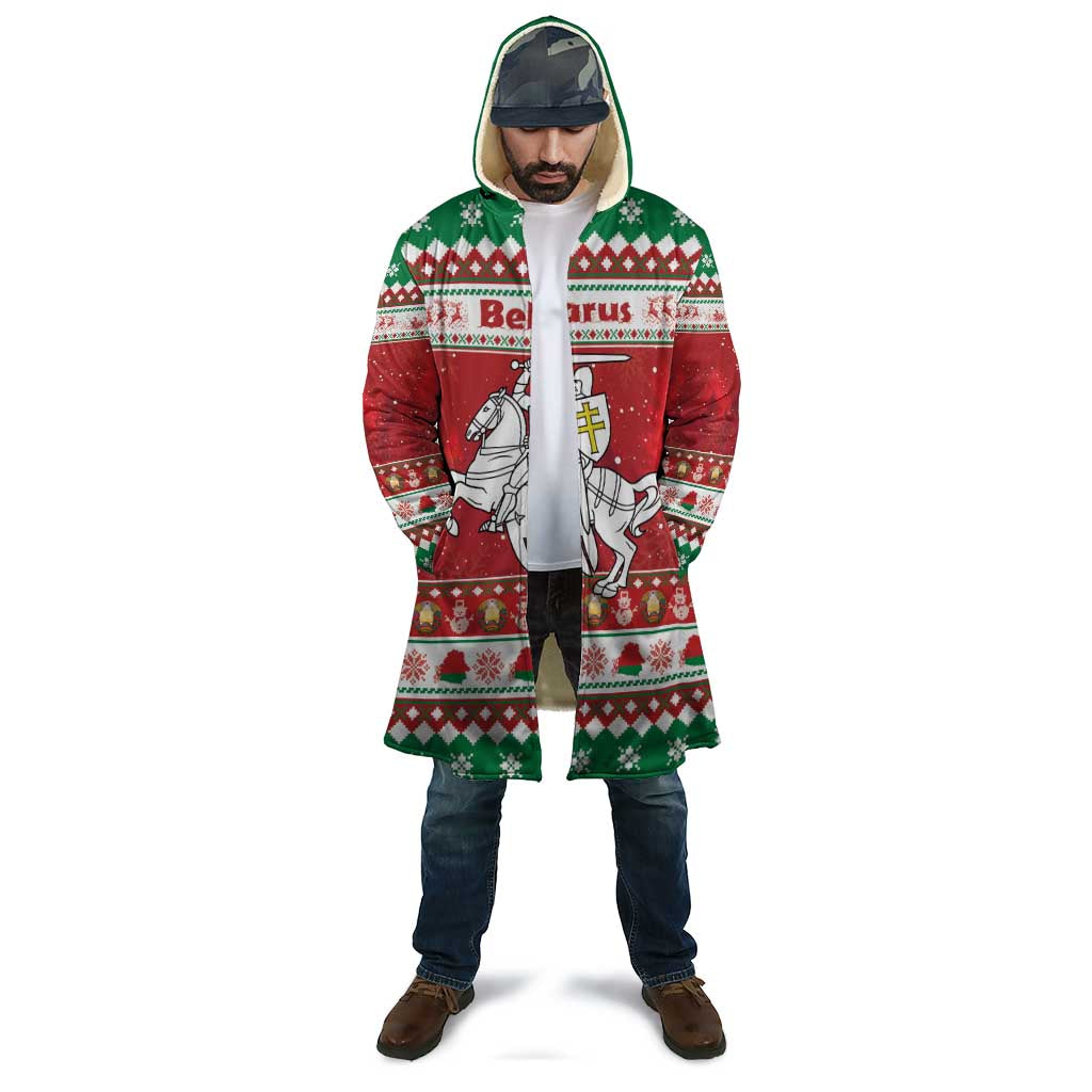 Belarus Pahonia Christmas Cloak Belarusian Vytis Knight Xmas Pattern - Wonder Print Shop