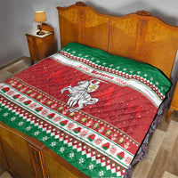 Belarus Pahonia Christmas Quilt Belarusian Vytis Knight Xmas Pattern - Wonder Print Shop