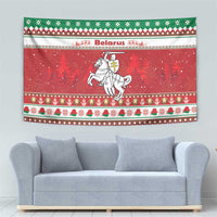 Belarus Pahonia Christmas Tapestry Belarusian Vytis Knight Xmas Pattern - Wonder Print Shop