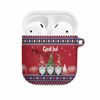 Norway Nisse Christmas AirPods Case God Jul Norwegian Christmas Pattern - Wonder Print Shop