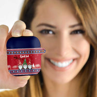 Norway Nisse Christmas AirPods Case God Jul Norwegian Christmas Pattern - Wonder Print Shop