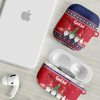 Norway Nisse Christmas AirPods Case God Jul Norwegian Christmas Pattern - Wonder Print Shop
