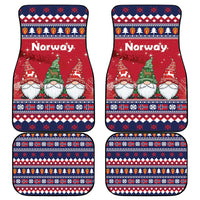 Norway Nisse Christmas Car Mats God Jul Norwegian Christmas Pattern - Wonder Print Shop