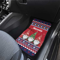 Norway Nisse Christmas Car Mats God Jul Norwegian Christmas Pattern - Wonder Print Shop