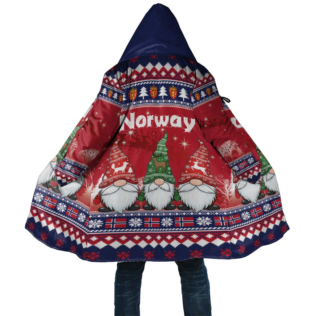 Norway Nisse Christmas Cloak God Jul Norwegian Christmas Pattern - Wonder Print Shop