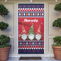 Norway Nisse Christmas Door Cover God Jul Norwegian Christmas Pattern - Wonder Print Shop