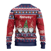 Norway Nisse Christmas Ugly Christmas Sweater God Jul Norwegian Christmas Pattern - Wonder Print Shop