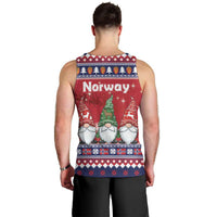 Norway Nisse Christmas Men Tank Top God Jul Norwegian Christmas Pattern - Wonder Print Shop