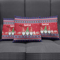 Norway Nisse Christmas Pillow Cover God Jul Norwegian Christmas Pattern - Wonder Print Shop