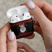 Norway Christmas AirPods Case Valhalla La La Viking Santa - Wonder Print Shop