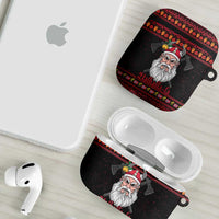 Norway Christmas AirPods Case Valhalla La La Viking Santa - Wonder Print Shop