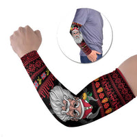 Norway Christmas Arm Sleeves Valhalla La La Viking Santa - Wonder Print Shop