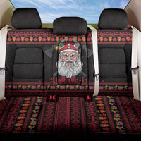 Norway Christmas Back Car Seat Cover Valhalla La La Viking Santa - Wonder Print Shop
