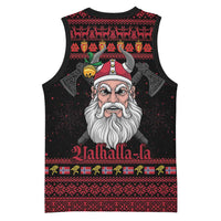 Norway Christmas Basketball Jersey Valhalla La La Viking Santa - Wonder Print Shop