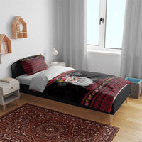 Norway Christmas Bedding Set Valhalla La La Viking Santa - Wonder Print Shop