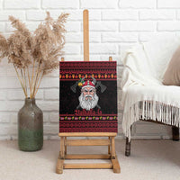 Norway Christmas Canvas Wall Art Valhalla La La Viking Santa - Wonder Print Shop