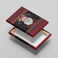 Norway Christmas Canvas Wall Art Valhalla La La Viking Santa - Wonder Print Shop