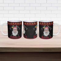 Norway Christmas Ceramic Mug Valhalla La La Viking Santa - Wonder Print Shop