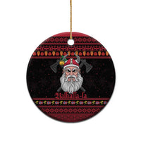 Norway Christmas Ceramic Ornament Valhalla La La Viking Santa - Wonder Print Shop