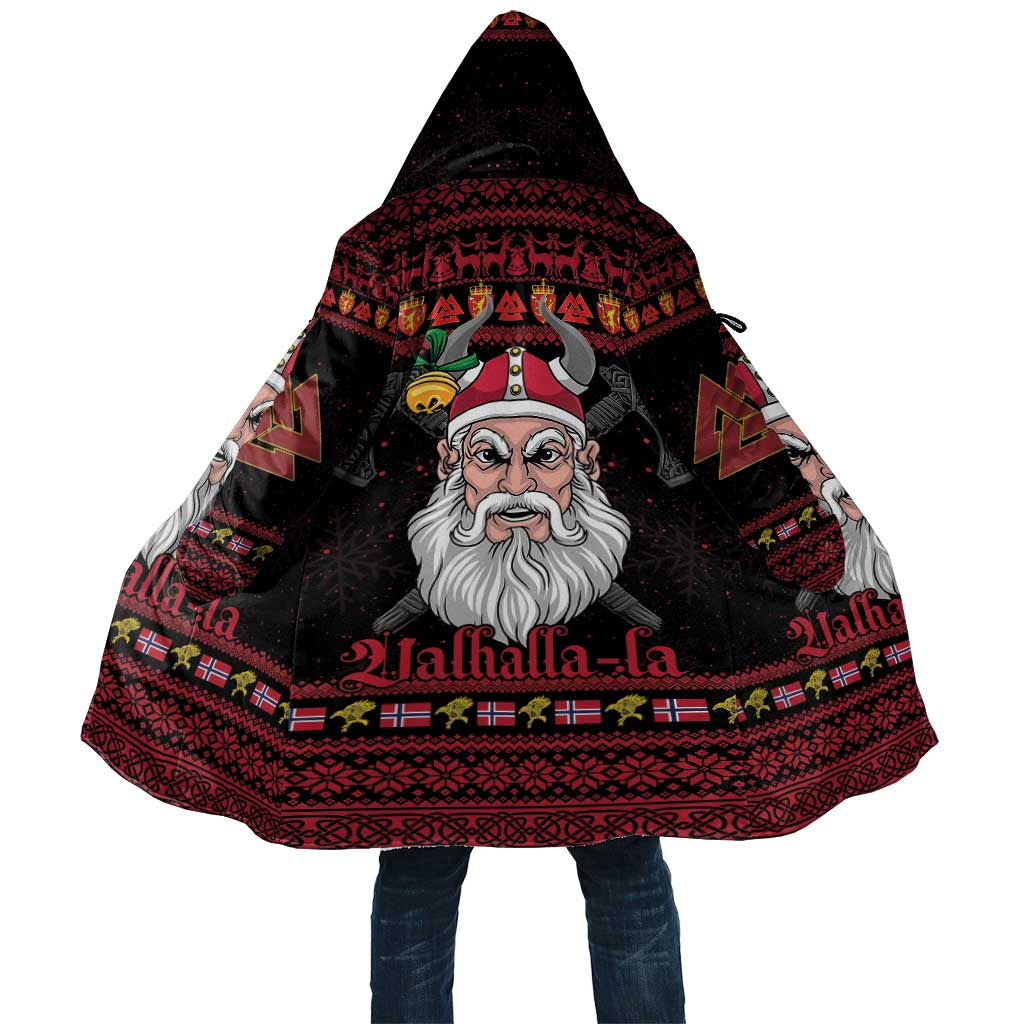 Norway Christmas Cloak Valhalla La La Viking Santa - Wonder Print Shop