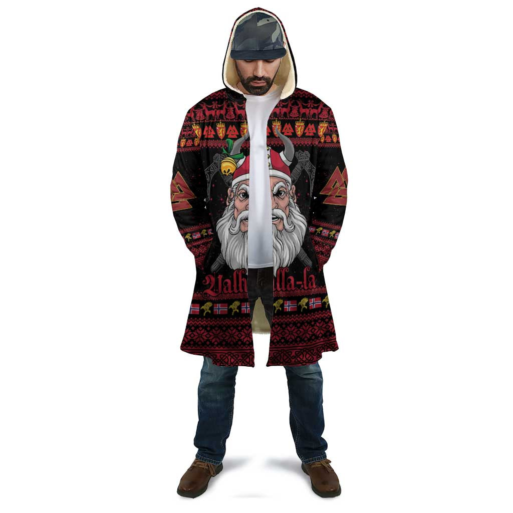 Norway Christmas Cloak Valhalla La La Viking Santa - Wonder Print Shop