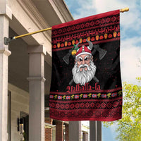 Norway Christmas Garden Flag Valhalla La La Viking Santa - Wonder Print Shop