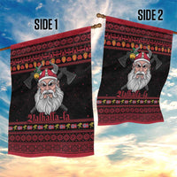 Norway Christmas Garden Flag Valhalla La La Viking Santa - Wonder Print Shop