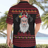 Norway Christmas Hawaiian Shirt Valhalla La La Viking Santa - Wonder Print Shop