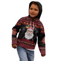 Norway Christmas Kid Hoodie Valhalla La La Viking Santa - Wonder Print Shop