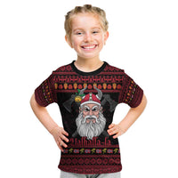 Norway Christmas Kid T Shirt Valhalla La La Viking Santa - Wonder Print Shop