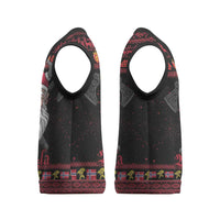 Norway Christmas Knitted V-Neck Vest Valhalla La La Viking Santa - Wonder Print Shop