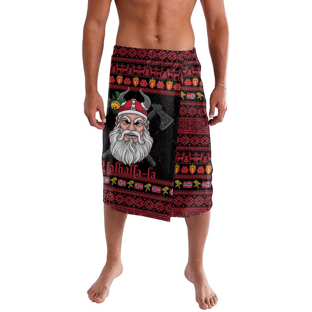 Norway Christmas Lavalava Valhalla La La Viking Santa - Wonder Print Shop