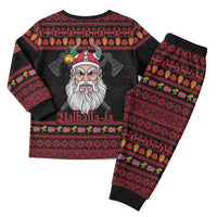 Norway Christmas Pajama Set Valhalla La La Viking Santa - Wonder Print Shop